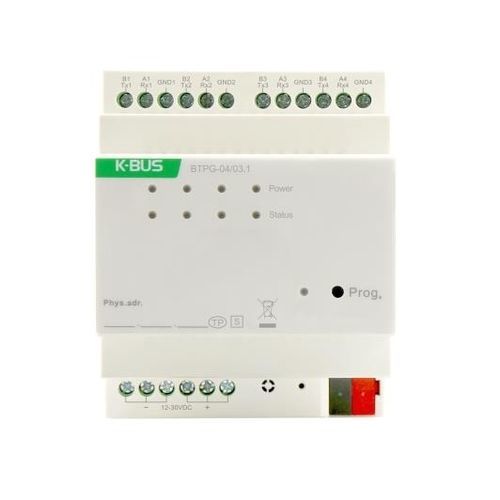 Módulo de interface passarela - Guangzhou Video-Star Intelligent Corp., Ltd - em trilho DIN / protocolo KNX / RS232