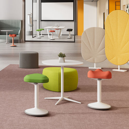 Banqueta alta contemporânea - R06 - Foshan Orcco Furniture Co., Ltd. - em espuma / com base em nylon / com pé central