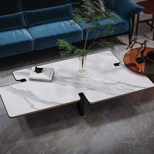 Tampo de mesa em porcelana - CALACATTA EXTRA  - Guangdong Kito Ceramics Group Co., Ltd. - antimanchas / da linha comercial / marrom