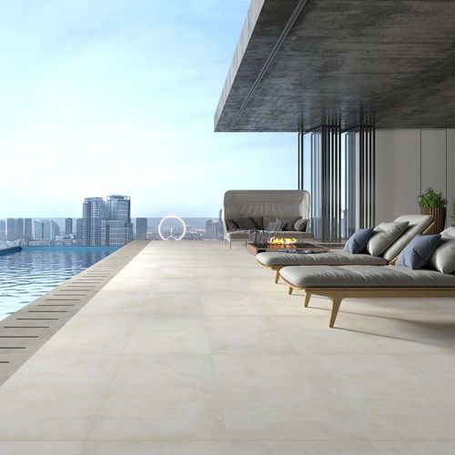 Lajota em porcelana - ALES  - Guangdong Kito Ceramics Group Co., Ltd. - para ambiente externo / para entrada / para beira de piscina