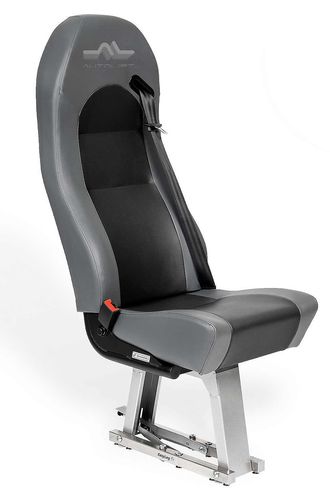 Cadeira contemporânea - LINEA - AUTOLIFT Srl - para ambiente interno / em tecido / com base metálica laqueada