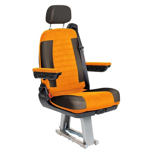 Cadeira contemporânea - VANX - AUTOLIFT Srl - para ambiente interno / em tecido / com base metálica laqueada