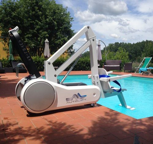 Elevador de transferência elétrico - I-SWIM - AUTOLIFT Srl - hidráulico / de altura regulável / para trilho
