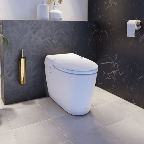 Vaso sanitário de piso - Sanismart - SFA Group - em cerâmica / da linha residencial / da linha comercial