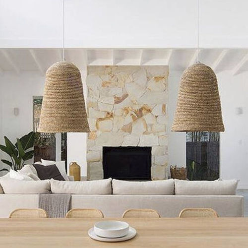 Pendente - BIG SUR RAFFIA - My Bali Living - em madeira / contemporânea / Wire