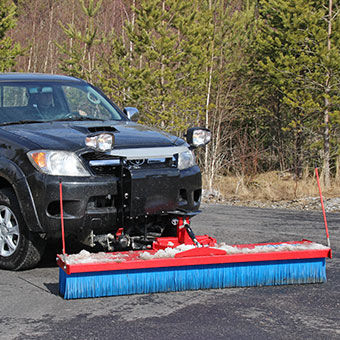 Varredeira para carregadeira - SWEEPAWAY™ - HillTip - para empilhadeira / para via pública / para via pública