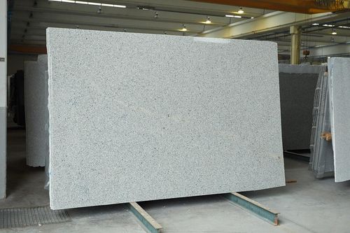 Placa de pedra em granito - BLANCO CRISTAL - Eurobandas S.A. - para piso / para ambiente interno / para fachada