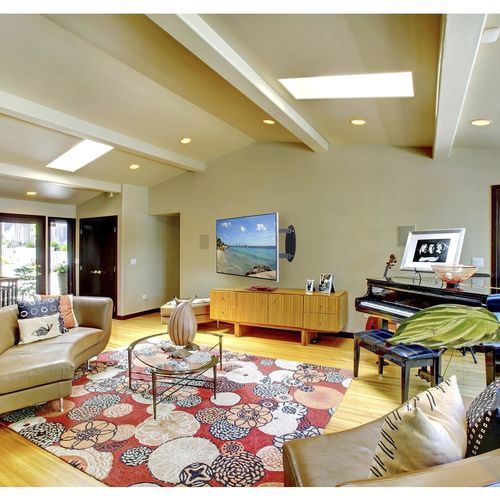 Suporte de parede para TV contemporâneo - SA752PU - Peerless-AV - giratório / metálico / da linha comercial