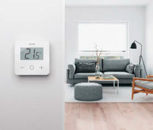 Termostato eletrônico - T-27 - Uponor - inteligente / de ambiente / branco