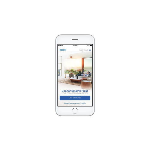 Aplicativo móvel de cálculo térmico - SMATRIX PULSE  - Uponor - para sistema de aquecimento / para smartphone