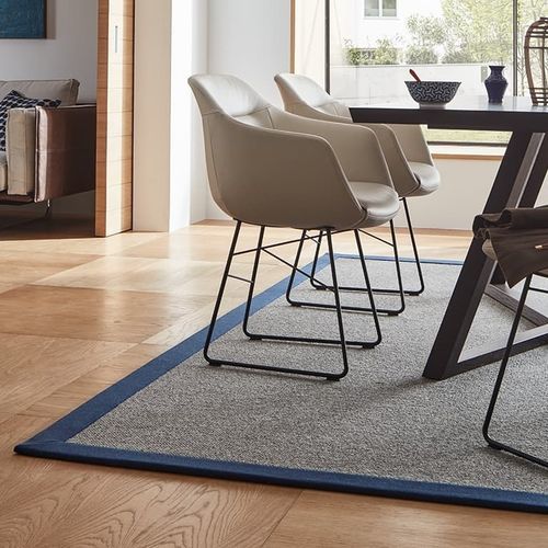 Tapete contemporâneo - YAK - JAB ANSTOETZ FLOORING - de cor lisa / de lã / retangular