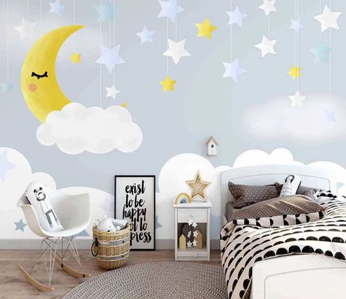 Papel de parede contemporâneo - nuit étoilée - MuralConcept - em tecido não tecido / panorâmico / motivo infantil