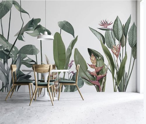 Papel de parede contemporâneo - Végétal tropical - MuralConcept - em tecido não tecido / com natureza / panorâmico