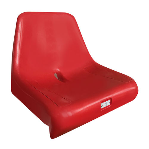 Assento de arquibancada de alta resistência - M2000 - Omsi srl - contemporâneo / monobloco / com encosto alto
