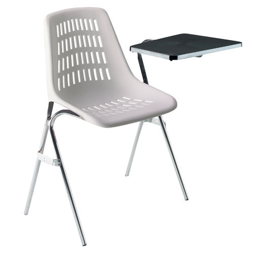Cadeira de restaurante contemporânea - D6  - Omsi srl - para ambiente interno / em polipropileno / com base em metal cromado