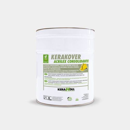 Reboco de proteção - Kerakover Acrilex Consolidante - KERAKOLL - para ambiente interno / para ambiente externo / para parede