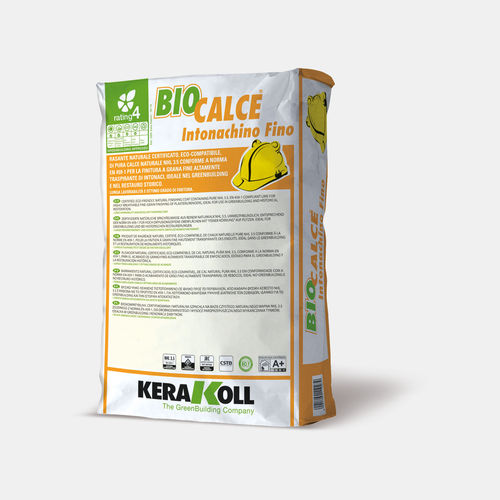 Argamassa de recuperação de estrutura - Biocalce® Intonachino Fino - KERAKOLL - de acabamento / para alvenaria / de gesso