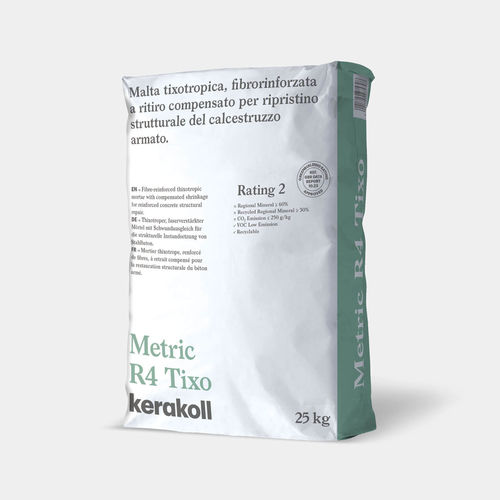 Argamassa de reparação - Metric R4 Tixo - KERAKOLL - para alvenaria / de cimento