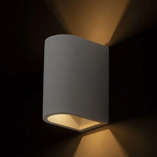 Arandela contemporânea - MM-6465 - Miller & Miller - para ambiente interno / de gesso / fixa
