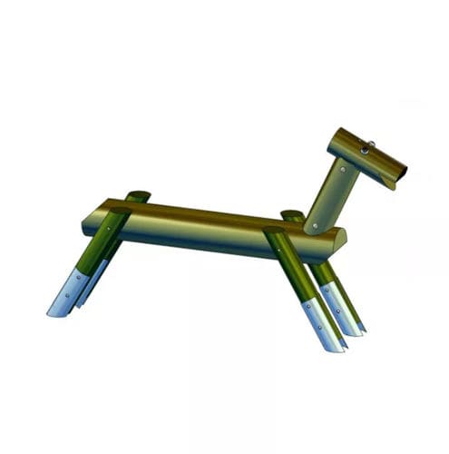 Escultura animal - HOTTEHU - Playparc - em madeira / em aço galvanizado / para ambiente externo