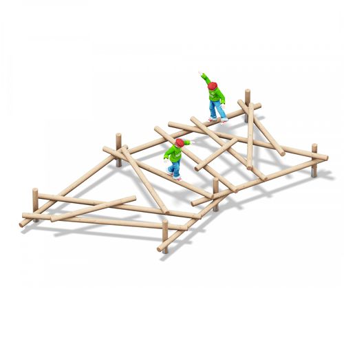 Barra de equilíbrio para parque infantil - MOKADI - Playparc