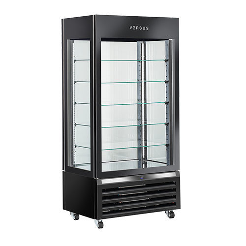 Vitrina refrigerada para confeitaria - VRP 604 series - Versus - de estante / vertical / preta