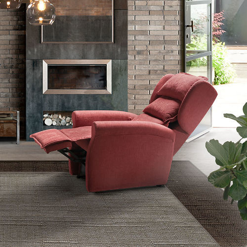 Poltrona de descanso contemporânea - Gilda - Vitarelax - em tecido / em couro / com encosto para cabeça