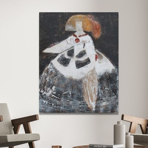 Quadro decorativo em acrílico - MENINA  - OHORIGINAL BUSINESS SL - misto / pintado à mão / contemporâneo