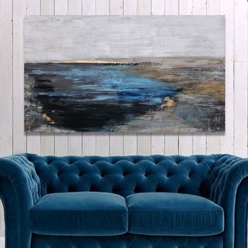 Quadro decorativo em acrílico - LAGO - OHORIGINAL BUSINESS SL - misto / pintado à mão / mar