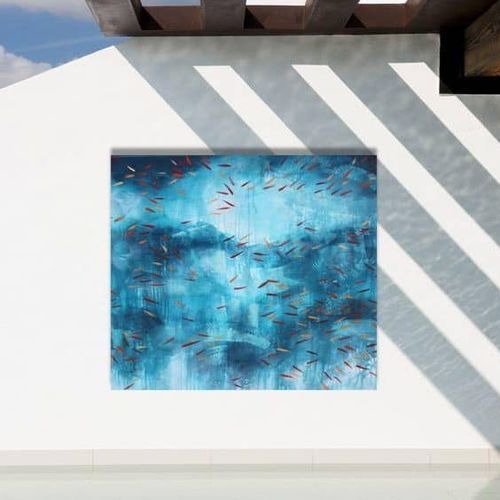 Quadro decorativo em acrílico - ARRECIFE 1 - OHORIGINAL BUSINESS SL - misto / pintado à mão / mar