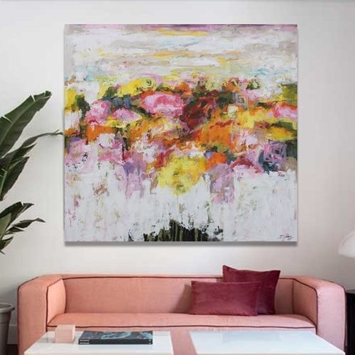 Quadro decorativo em acrílico - FLORACIÓN - OHORIGINAL BUSINESS SL - misto / pintado à mão / abstrato