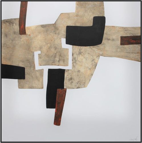 Quadro decorativo em acrílico - DONOSTI 3 - OHORIGINAL BUSINESS SL - misto / pintado à mão / abstrato