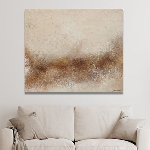 Quadro decorativo em acrílico - CORAL BEIGE - OHORIGINAL BUSINESS SL - misto / pintado à mão / mar