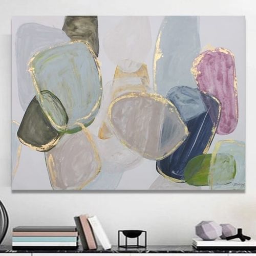 Quadro decorativo em acrílico - MAORI - OHORIGINAL BUSINESS SL - misto / pintado à mão / abstrato