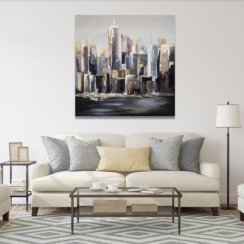 Quadro decorativo em acrílico - NEW YORKER - OHORIGINAL BUSINESS SL - misto / pintado à mão / em tela