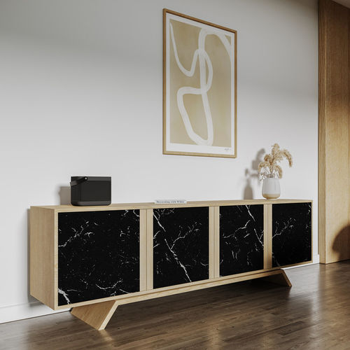 Buffet aparador contemporâneo - Butler - hatt - em mármore / com gavetas / com portas de abrir