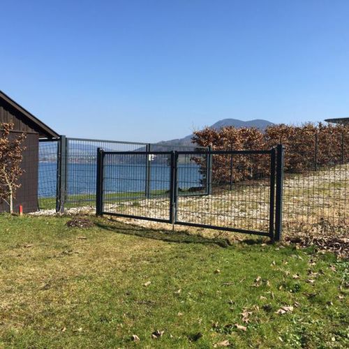 Portão de abrir - ROBUSTA MEDIUM - Betafence International - em aço galvanizado / de tela soldada / verde
