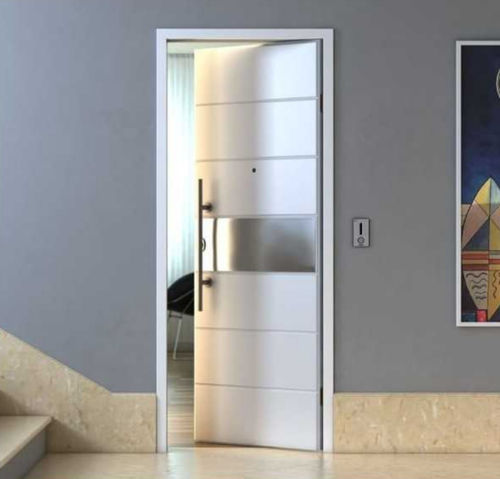 Porta de entrada - ROMA - PORTE ITALIANE - em aço / em aço inoxidável / de abrir
