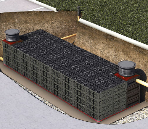 Bacia de contenção para água pluvial - ECOBLOC FLEX - GRAF International - de armazenamento de água / para filtração / flexível