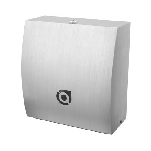 Dispenser de papel toalha de parede - Vela - QTS ITALY SRL - em aço inoxidável / eletrônico / da linha comercial