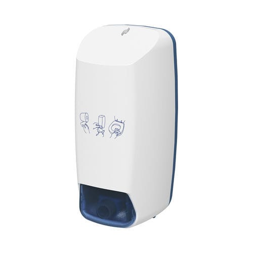 Dispenser de álcool em gel de parede - Intro - QTS ITALY SRL - manual / em ABS / para edifício de uso público