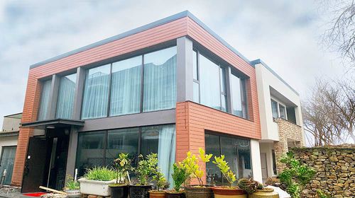 Casa modelo - VIENNA - NingBo DeepBlue Smarthouse Co.,LTD. - contemporânea / em aço