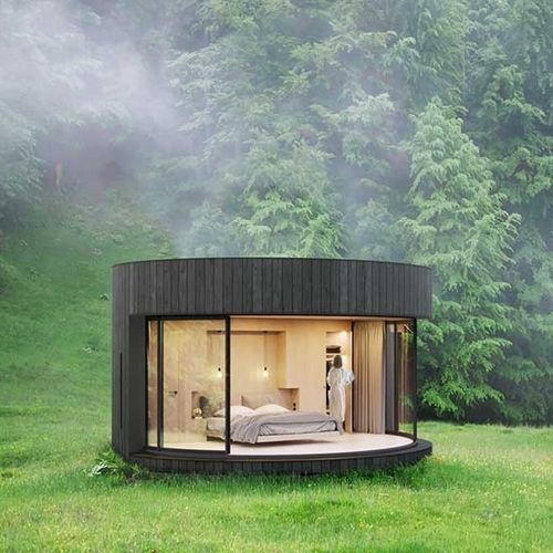 Microcasa tipo bangalô - IRELAND - NingBo DeepBlue Smarthouse Co.,LTD. - individual / contemporânea / em madeira