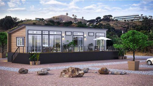 Casa pré-fabricada - WATER - NingBo DeepBlue Smarthouse Co.,LTD. - modular / moderna / com estrutura de madeira