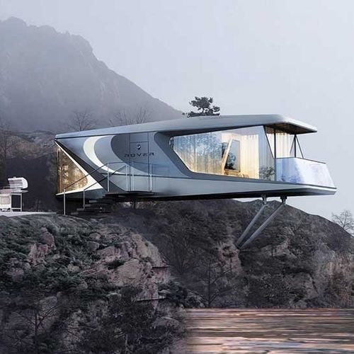 Casa flutuante - ROVER - NingBo DeepBlue Smarthouse Co.,LTD. - contemporânea / térrea / com estrutura metálica