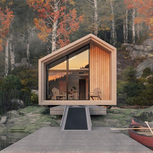 Casa pré-fabricada - WALNUT CREAK - NingBo DeepBlue Smarthouse Co.,LTD. - contemporânea / térrea / com estrutura metálica