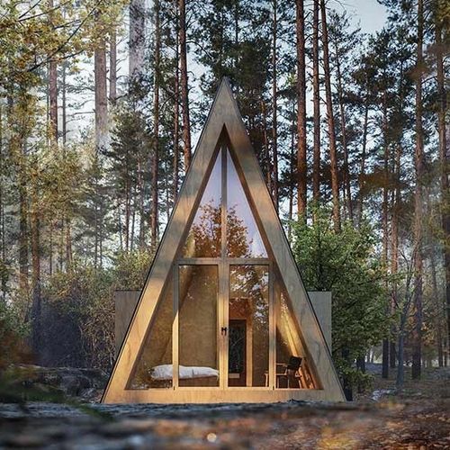 Casa pré-fabricada - A-FRAME PRAIRIE - NingBo DeepBlue Smarthouse Co.,LTD. - contemporânea / moderna / térrea