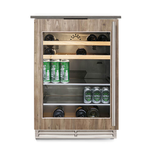 Refrigerador com 1 porta - UCB601TP - Fhiaba - da linha residencial / de instalação livre / com porta de vidro