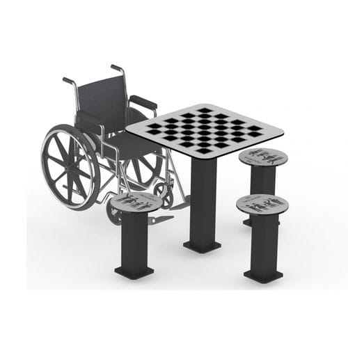 Mesa de xadrez para ambiente externo - ME XHD - Veco Urban Design - contemporânea / para espaço público / em HPL