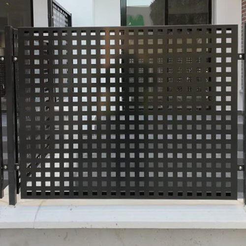 Cerca em chapa perfurada - VALLA RESIDENCIAL  - TRANSFORMADOS Y ACCESORIOS DEL SUR, S.L - para canteiro de obras / residencial / para espaço público